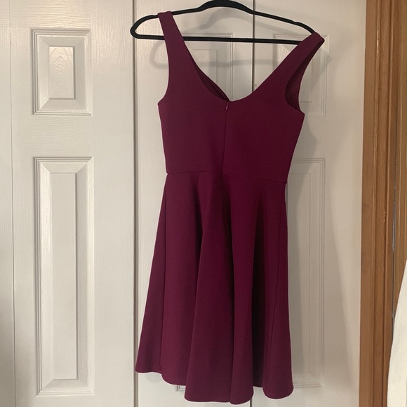 Soprano Magenta Casual Lined Midi Dress US Size Small - Picture 5 of 8